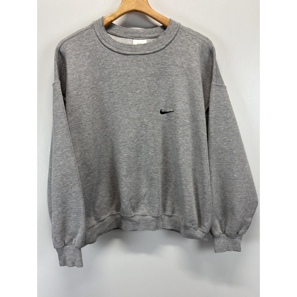 Vtg Men's Nike Crewneck Sweatshirt Mini Swoosh Essentials 90's Sz XL